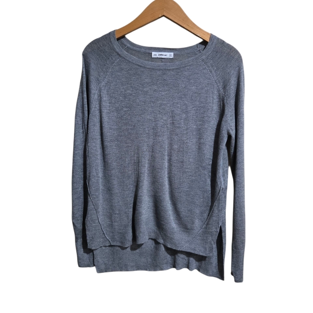 Zara Gray Women's Top Size Small
